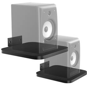 Wali 811278027589 1 Pair Speaker Wall Mount Heavy Duty Bookshelf Floating