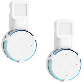 Amm002-2w Wali Outlet Wall Mount Holder Stand For Echo Dot 3rd Gen Smart Home Speaker
