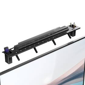 Tsh004-2b Wali Soundbar Mount No Drilling Tv Top Shelf With 2 Storage Boxes Universal Sou