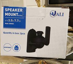Wl-swm402 Wali Speaker Wall Mount Brackets Multiple Adjustments - Nob
