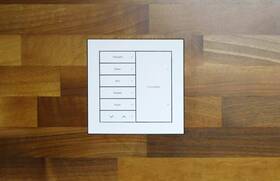 007-1sa33 Wall-smart Mount For Control4 Contemporary Lighting Devices 2 Gang