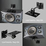 Wb73 Unbranded Pair Satellite Speaker Mounts Stands Metal Bracket Load Wall