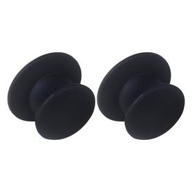 Weisuyuus 4nb606567-bk 1pair 1/4inch Nabs Hubs Optical Shaft Adapters Rubber Reels To Tape Ope