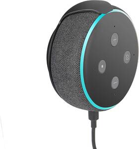 Wideplore 445032724792 Echo Dot Wall Mount Holder For 3rd Generation Built-in Cable Management Space-s