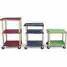 Wt42hge H Wilson 42.5 Tuffy Three Tier Cart With Hunter Green Shelve 812552010181
