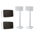 Wwsp5ws5wp Sonos Play Wireless Smart Speakers With Sanus Speaker 645759390950