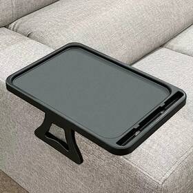 Xchouxer 746060644692 Sofa Armrest Clip Table Tv Snack 14 In X 9.5 4.3 Black