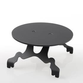 St-t2025-1-ro Yewtutis Multi-functional Metal Stand For Desktop Black Sand Effect Speaker Sp