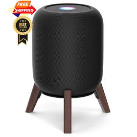 4011 Yibracki Table Wood Stand For Homepod 2nd Gen 2 Black