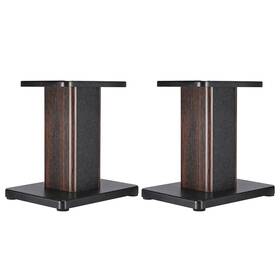 Zaplyte 703820264965 2pcs Wood Grain Speaker Stands 11.8 Inch Universal Small Stand