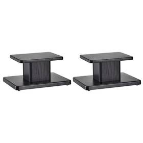 Zaplyte 745060453334 2 X Wood Speaker Stands 5.9 Inch 15cm Stand Hollowed Bases