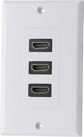 8541769437 Zdycgtime 3-port Hdmi 2.0 Decorative Wall Plate - Component 3