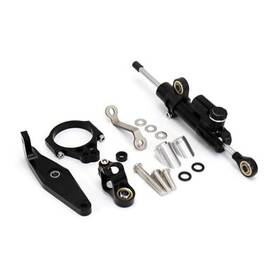 Ymsd-01 Zoomtech Adjustable Steering Damper Stabilizer With Mount Bracket Compatible Black