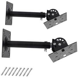 Z-1020yxj Zshiganma Universal Speaker Wall Ceiling Mounts Support Up To 80lb Heavy Duty Dual Black
