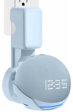 Zuolaco 313038258283 Wall Mount Holder For Echo Dot 4th And 5th Generation Hanger Stand Cloud Blue