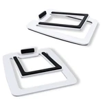 Sanyun SW601 Tilted Desk Speaker Stands 2-3 Inch For Pc Bookshelf Monitors Steel. Fixed Price $50.56.