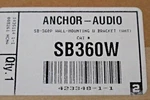 Anchor Audio SB-360W Swivel Wall-mounting Bracket / White. Fixed Price $25.98.