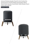 Alloery Universal Desktop Speaker Stand For Echo Studio,sub,homepod Size. Fixed Price $46.99.