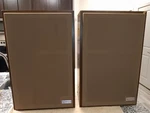 Vintage Pair Of Electro Voice Ev FR12-2 Loud Speakers Full Range Walnut Cabinet. Fixed Price $250.00.