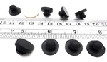 Rubber Stem Grommet Push-in Pad Fits 1/4" Hole, 1/8" Thick Panel, Durable Black. Fixed Price $18.40.