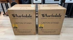 Wharfedale Linton Stands / Super Black. Fixed Price $450.00.