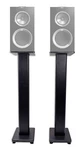 Pair 28" Bookshelf Stands For Kef R300. Fixed Price $99.95.
