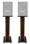 (2) Rockville 28" 2-TONE Studio Monitor Speaker Stands For Presonus Eris E4.5. Fixed Price $99.95.