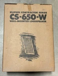 Klipsch CS-650-W Speakers **lot Of 3** *open Box* (1 Missing Hardware). Fixed Price $150.00.