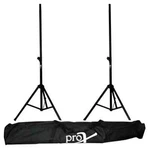 2 Prox Speaker Tripod Stands Heavy Duty Adjustable 44"- 96" & Carrying Bag. Fixed Price $99.99.