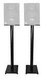Rockville 37 Black Steel Studio Monitor Speaker Stands For DPM6B. Fixed Price $79.95.