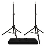 Ultimate Support TS-80B Speaker Stand Pair + Dual Bag. Fixed Price $305.40.
