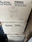 Atlas Sound PM8GD Strategy Series Tuned And Ported Pendent Mount Speaker System. Fixed Price $219.99.