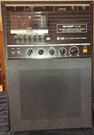 Sharp HK-25S Portable Cassette Sound System With Slide/sync Playback. Fixed Price $65.00.