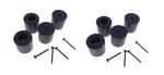 (8 Pack) Penn Elcom 9145 Amp Case Cabinet Rubber Foot Bumper 1-1/2" X. Fixed Price $13.95.