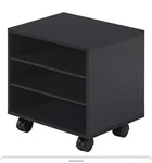 Fitueyes Under Desk Mobile Printer Stand Wood Adjustable Storage Work Cart. Fixed Price $88.00.