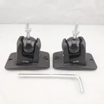 2 Pair Jumbl SINSB7B Progrip Stainless Steel Speaker Wall Bracket Black. Fixed Price $16.00.