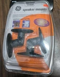 Ge Universal Speaker Mount Brackets Max 9LBS Black. New. For Indoor/outdoor Use.. Fixed Price $15.88.