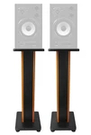 (2) Rockville 28" 2-TONE Studio Monitor Speaker Stands For Behringer MS40. Fixed Price $99.95.