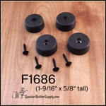 Penn F1686 4PC Large Rubber Speaker Cabinet Feet With Screws. Fixed Price $8.49.