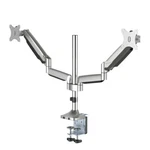 Siig Dual Monitor Stand For 13" 32", Premium Desk Mount With Usb, Audio Ports. Fixed Price $119.04.