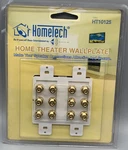 Hometech Theater 6 Speaker Wall Plate Junction Mounting Connection. Fixed Price $12.95.