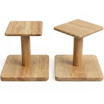 Speaker Stands Solid Wood 360 Rotatable Natural Oak DSS9. Fixed Price $50.83.