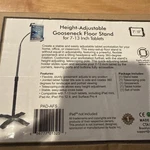 Cta Digital Pad-afs Height-adjustable Gooseneck Floor Stand For 7" 13" Tablets. Fixed Price $35.00.