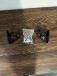 Vonhaus Black Universal Wall Mount Speaker Brackets - Pack Of 2. Fixed Price $28.00.