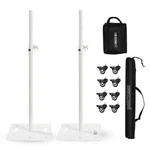 5CORE Speaker 2PCS Heavy Duty Adjustable 61" Pa Stands 35MM Wheels. Fixed Price $204.99.