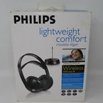 Philips Wireless Transmitter Base Dock Headphones Sbc HC8435 + Adaptor. Fixed Price $19.99.
