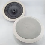 Cables To Go Ceiling Speakers Pair Model 39904 60W White With Mount Hardware C2G. Fixed Price $44.99.