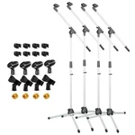 5 Core Microphone Stand 4PCS Floor 72" Adjustable W Telescoping Boom Arm. Fixed Price $59.98.