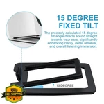 Sanyun SW601 15 Tilted Speaker Stands Pair Black. Fixed Price $44.99.