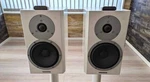 Dynaudio Xeo 4 Floor Speakers With 2 Stands Satin White. Fixed Price $2890.00.